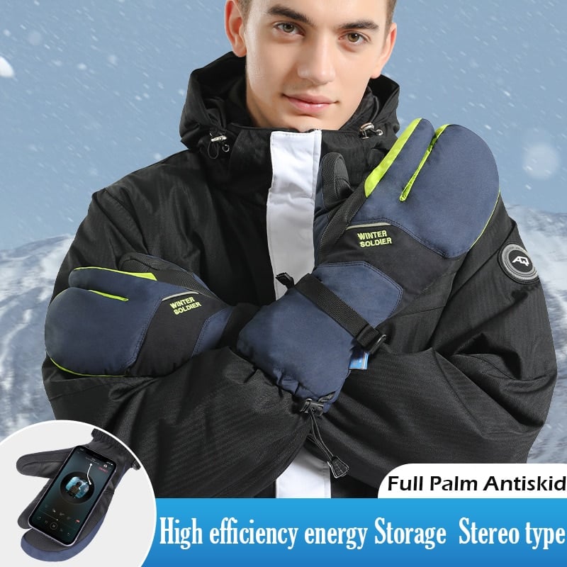 Moufles de Ski imperméables pour grand froid en coton_1